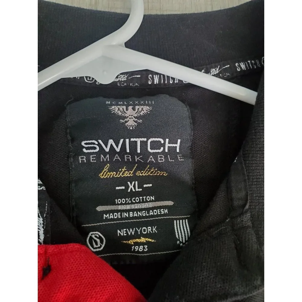 Switch Remarkable Donald Duck with Money sign shortsleeves Polo Sz XL(snuggy)/LG - Picture 6 of 13